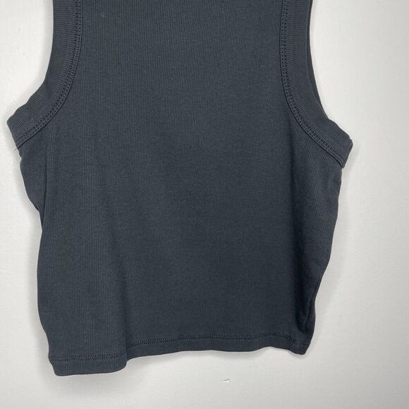 MADEWELL Crop Tank Women XS Supima Rib Sleeveless Top NEW Cotton Stretch NF469 - Picture 11 of 15